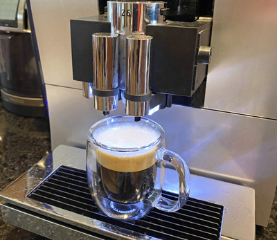 Superautomatic Coffee Shot