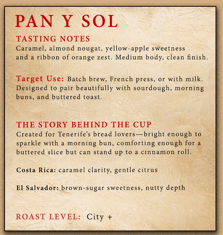 Heritage Blend Coffee Blend Card